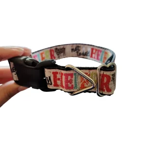 Not Today Heifer Cow Nylon Dog Collar