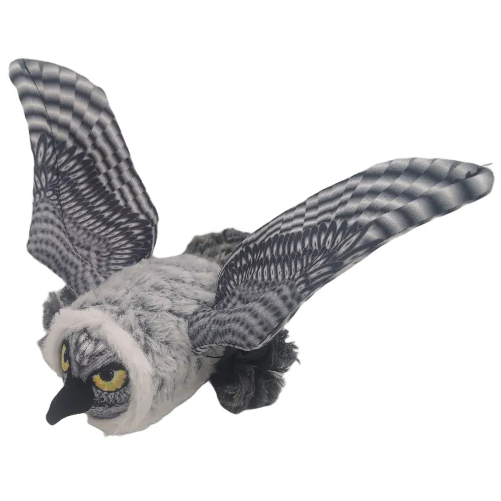 NutraPet The National White Owl Squeaky Toy for Dogs (Multicolor)