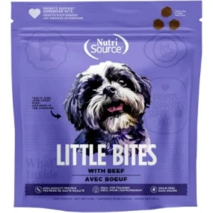 Nutrisource Dog Little Bites Grain-Free Beef 6 oz