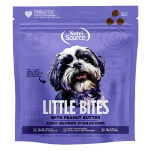 Nutrisource Dog Little Bites Grain-Free Peanut Butter 6 oz