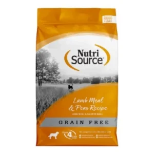 NutriSource Grain-Free Dry Dog Food Lamb Meal & Peas 12 lb