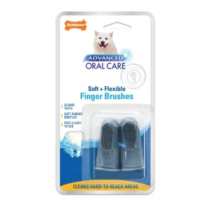 Nylabone Advanced Oral Care Finger Brush, 2-Count