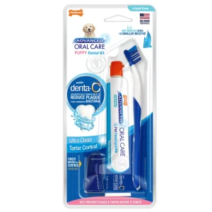 Nylabone Advanced Oral Care Puppy Dental Kit Original, 2.5 oz each, Case of 3
