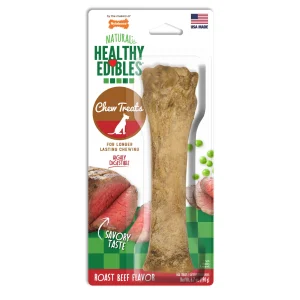 Nylabone Healthy Edibles All-Natural Long-Lasting Dog Chew Treats 1 ct, Souper, 50 lb