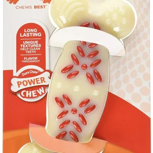 Nylabone Power Chew Action Ridges Chew Dog Toy Bacon, X-Large/Souper, 50 lb 1 ct