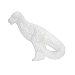 Nylabone Power Chew Dental Dinosaur Dog Toy Chicken, White, Large/Giant up to 50 lb 1 ct