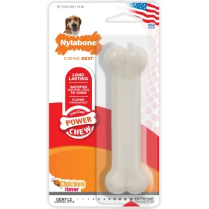 Nylabone Power Chew Dog Toy Chicken, Medium/Wolf up to 35 lb 1 ct