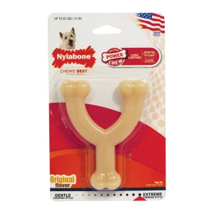 Nylabone Power Chew Original Wishbone Dog Toy Adult Dog Original, Original, Small/Regular up to 25 lb. 1 ct
