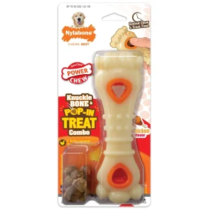Nylabone Power Chew Souper Bone PopIn Treat Dog Toy Combo Chicken, Large/Giant up to 50 lb. 1 ct