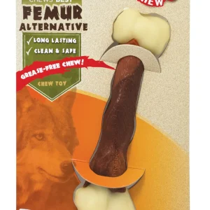 Nylabone Power Dog Chew Femur Dog Bone Alternative Bacon Large/Giant, up to 50 lb