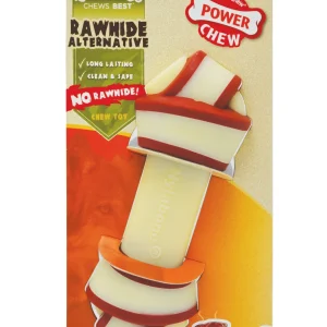Nylabone Power Dog Chew Rawhide Knot Chew Bone Beef Large/Giant, up to 50 lb