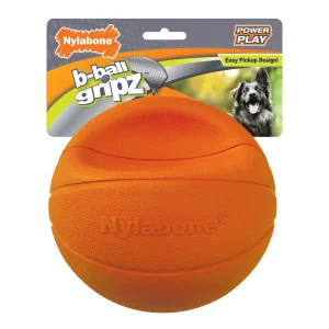 Nylabone Power Play Dog Basketball BBall Gripz Large/Giant up to 50 lb, 6.5 in, 1 ct