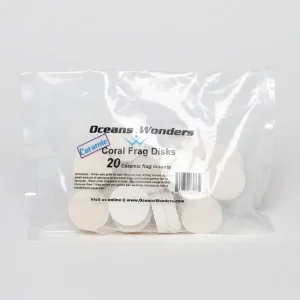 Ocean Wonders CERAMIC Coral Frag Disks 1 1/8", 20 pcs.