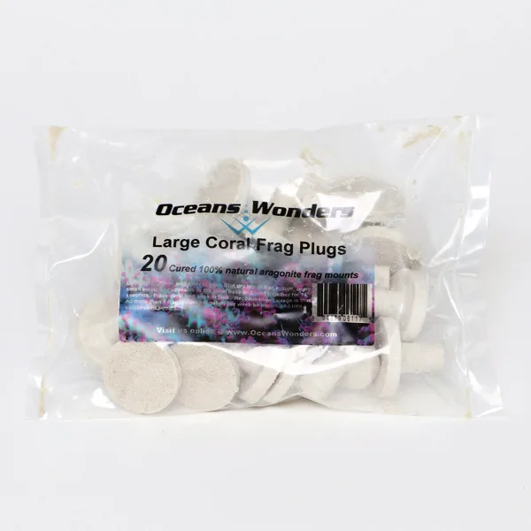 Ocean Wonders LARGE Coral Frag Plugs 20 pcs.
