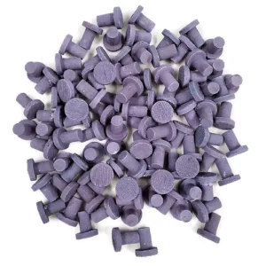 Ocean Wonders Purple Ceramic Coral Frag Plugs, 100 Pack