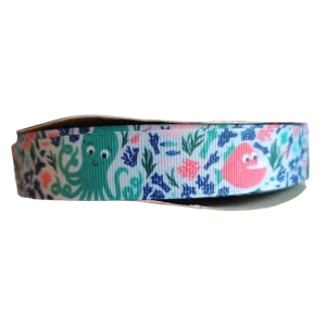 Octopus and Friends Nylon Dog Collar
