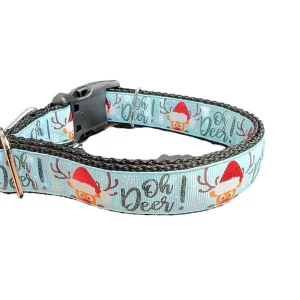 Oh Deer! Nylon Dog Collar