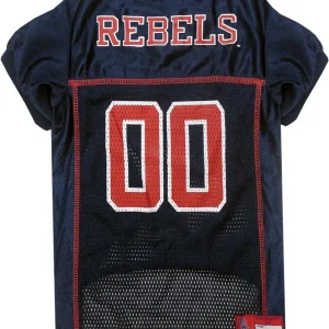 Ole Miss Rebels NCAA Mesh Dog Jersey