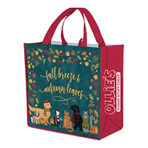 Ollie’s Fall Breeze & Autumn Leaves Tote Bag