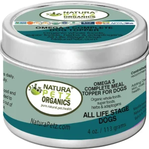 Omega 3 & 6 Complete Meal Topper For Dogs & Cats* - Nutritional Omega 3 Meal Topper For Dogs & Cats*