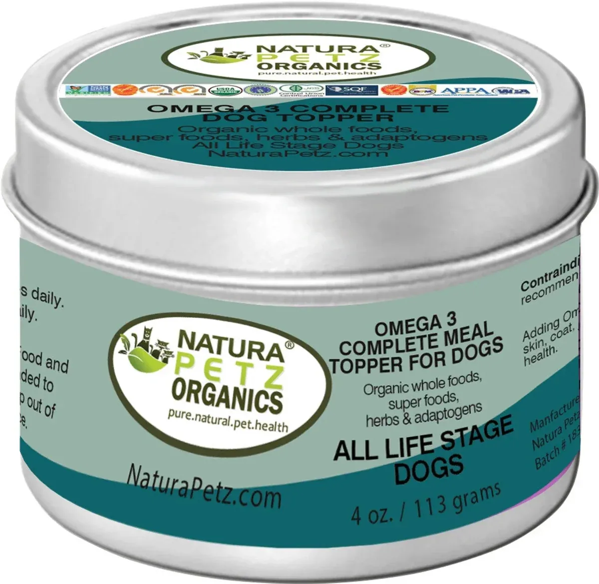 Omega 3 & 6 Complete Meal Topper For Dogs & Cats* - Nutritional Omega 3 Meal Topper For Dogs & Cats*