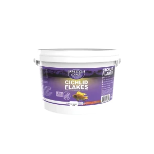 Omega One Cichlid Flakes Fish Food 12 oz