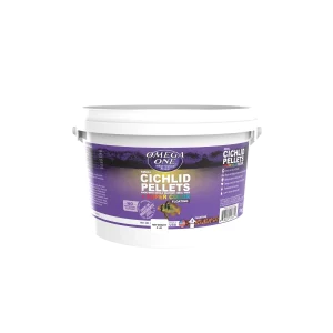 Omega One Cichlid Floating Pellet Fish Food Small Pellets 2 lb