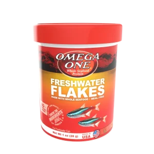 Omega One Freshwater Flakes Fish Food 1 oz