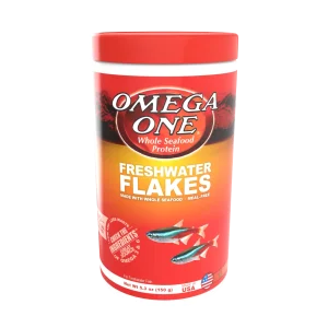 Omega One Freshwater Flakes Fish Food 5.3 oz