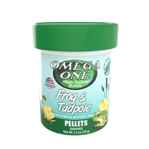Omega One Frog & Tadpole Sinking Pellet Food 1.2 oz