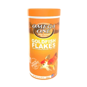 Omega One Goldfish Flakes Fish Food 2.2 oz