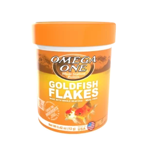 Omega One Goldfish Flakes Fish Food .42 oz