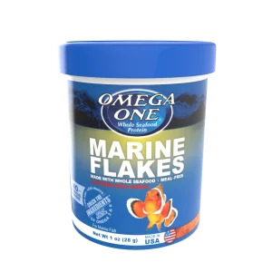 Omega One Marine Flakes Fish Food 1 oz