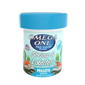Omega One Shrimp & Lobster Sinking Pellet Food 1.2 oz