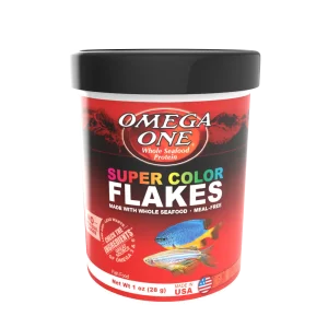 Omega One Super Color Flakes Fish Food 1 oz