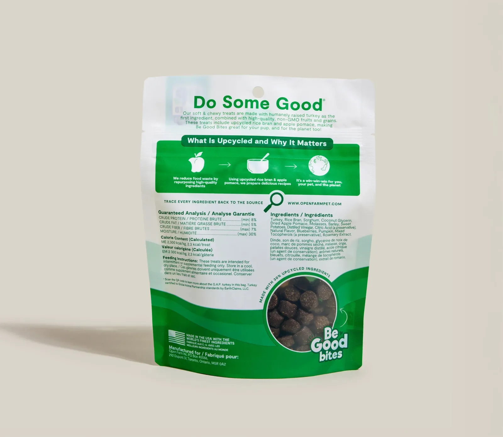 Open Farm Dog Be Good Bites Turkey (6oz) - Image 2
