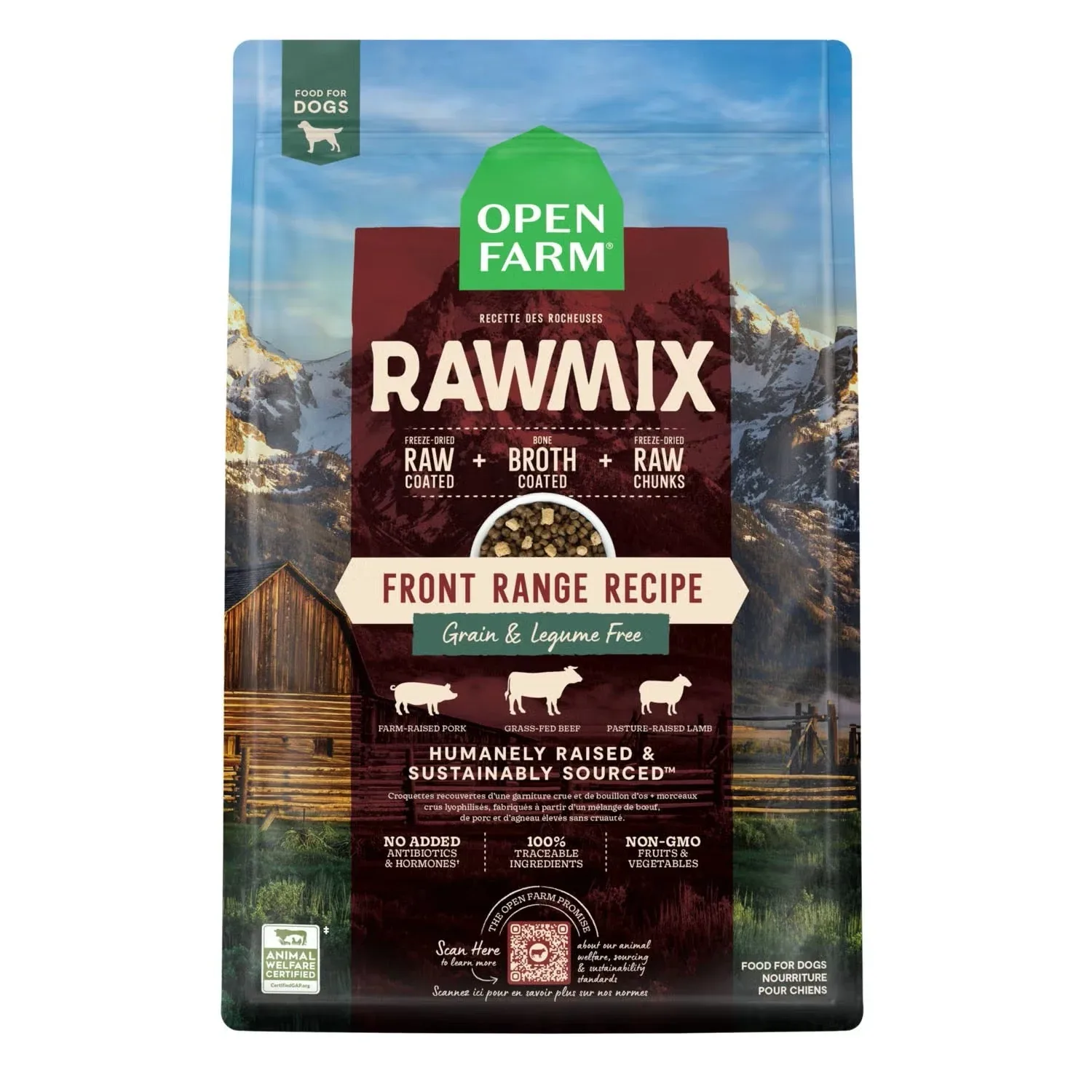 Open Farm RawMix Grain Free Front Range Dry Dog Food - Image 2