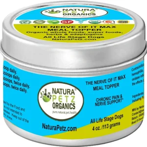 Organic Pet Systems Max Meal Topper - Adjunctive Chronic Pain & Nerve Support* Dogs And Cats, 4 OZ.