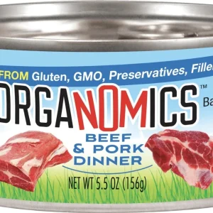 OrgaNOMics Beef & Pork Dinner Canned Cat Food 24ea/5.5 oz