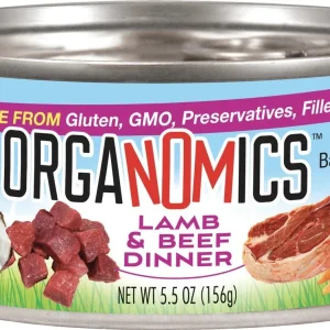 OrgaNOMics Lamb & Beef Dinner Canned Cat Food 24ea/5.5 oz