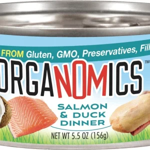 OrgaNOMics Salmon & Duck Dinner Canned Cat Food 24ea/5.5 oz