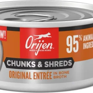 Orijen Grain Free Chunks & Shreds, Original Wet Cat Food (3oz)