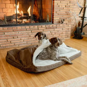 Orthopedic Luxury Cozy Cave&reg; Rectangle Dog Bed - Microsuede