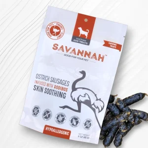 Ostrich Sausages with Rooibos (3oz): The Delicious, Skin