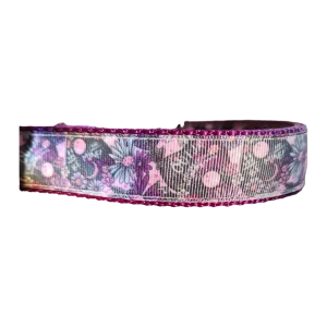 Ouija Floral Nylon Dog Collar, Leash