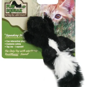Ourpets Play-N-Squeak Backyard Skunk
