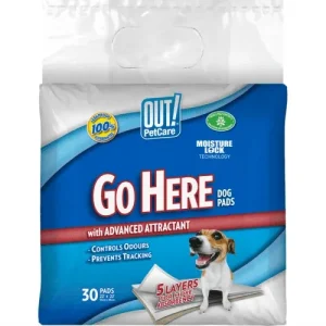 OUT! Moisture Locking Training Pads for Dogs (56x56cm)