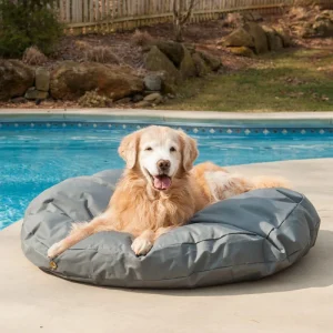 Outdoor Waterproof Round Dog Bed