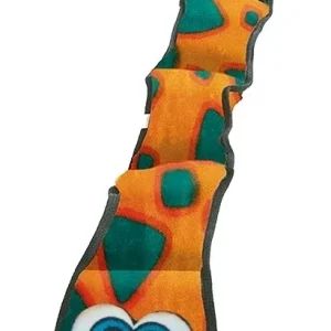 Outward Hound Invincibles Snake - Orange/Blue Large