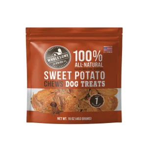 Outward Hound Wholesome Pride Sweet Potato Chew Dog Treats 16 oz